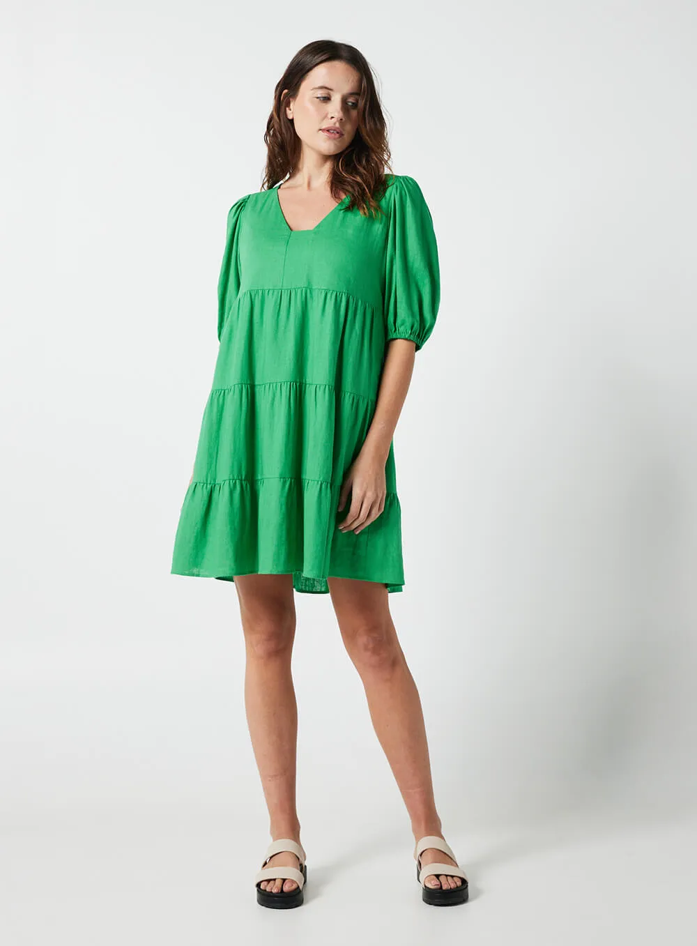 Eleanor Dress-GREEN