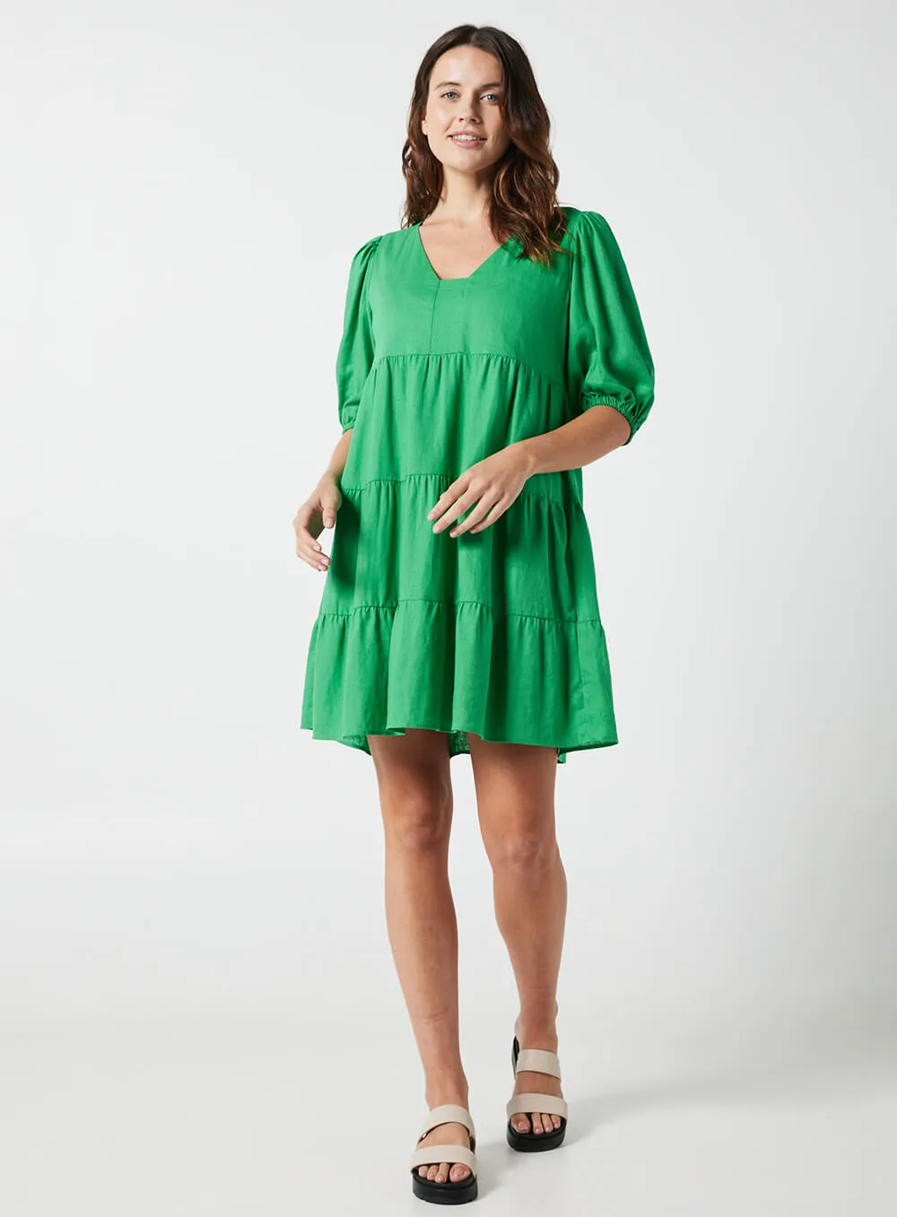 Eleanor Dress-GREEN