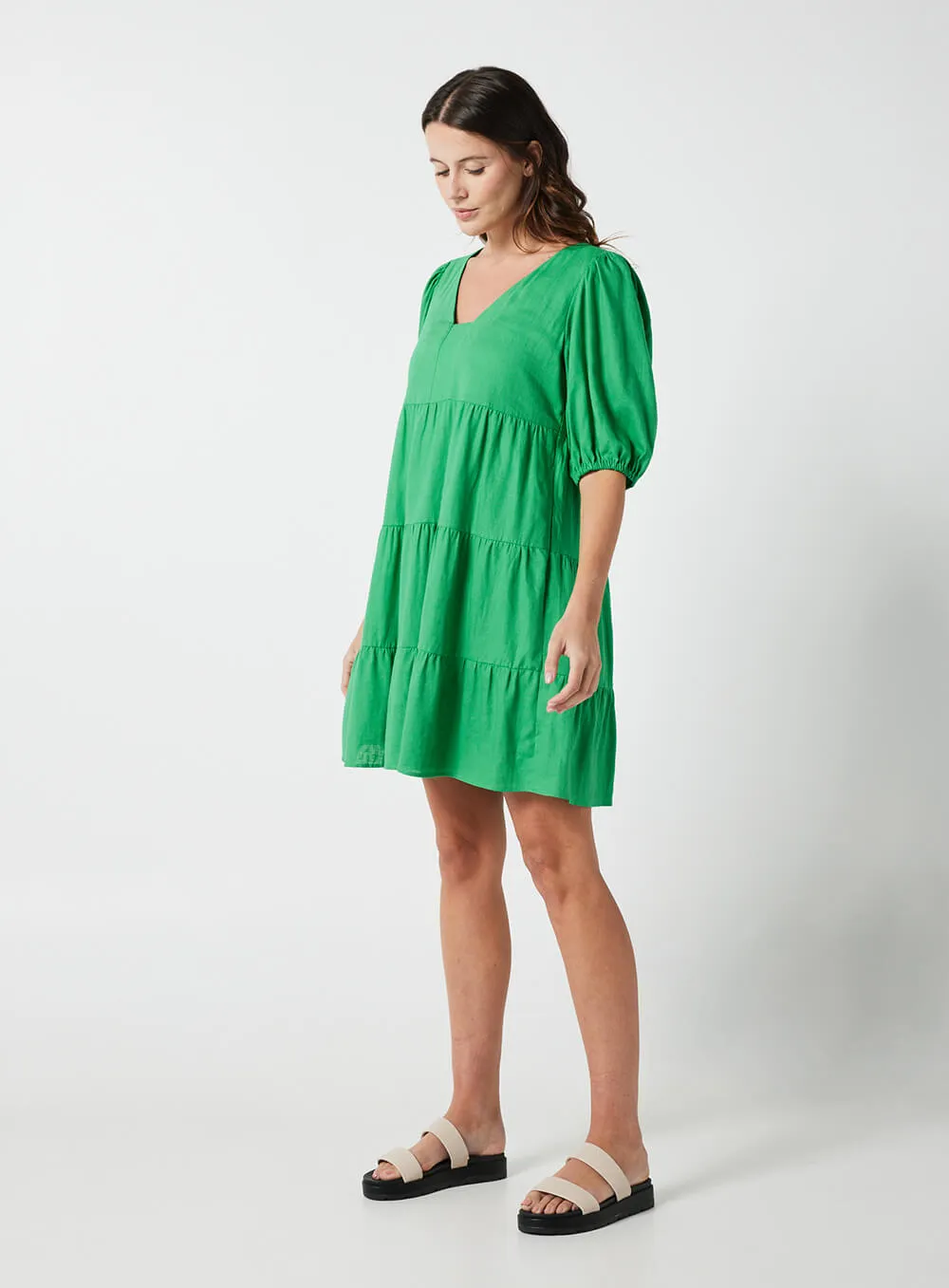 Eleanor Dress-GREEN