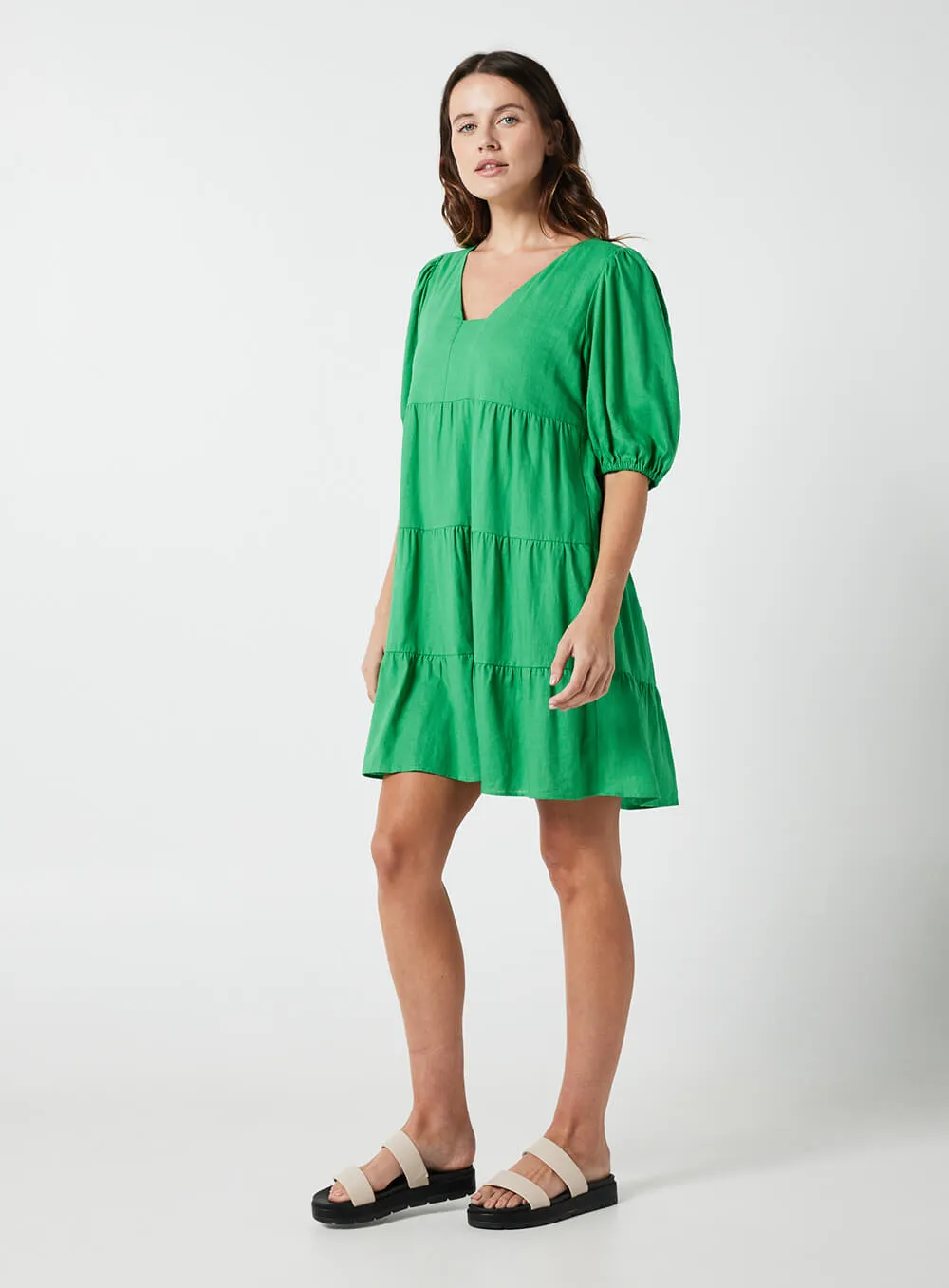 Eleanor Dress-GREEN