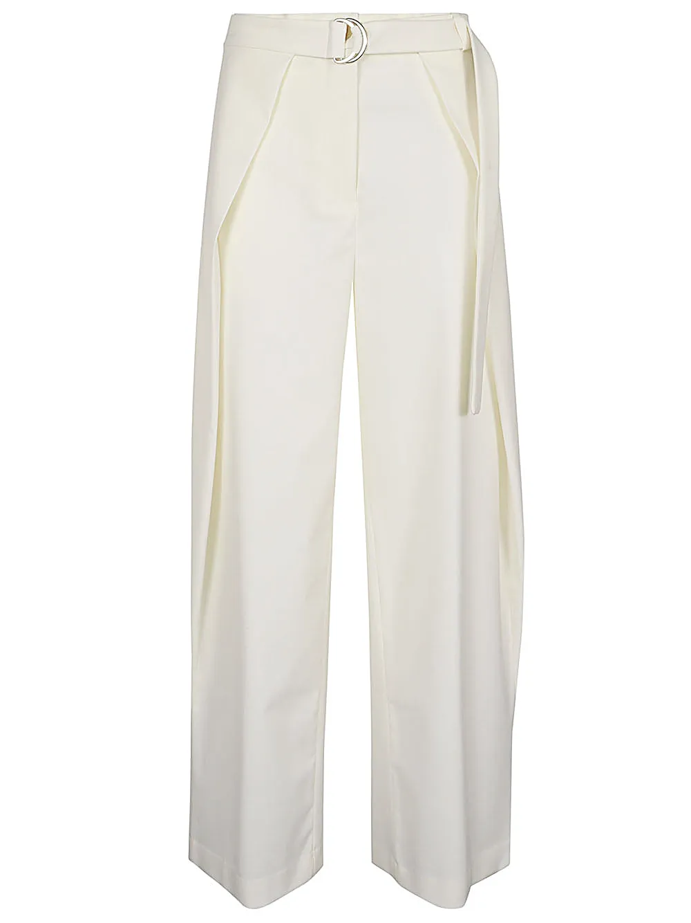 Erika Cavallini Semi Couture Trousers White