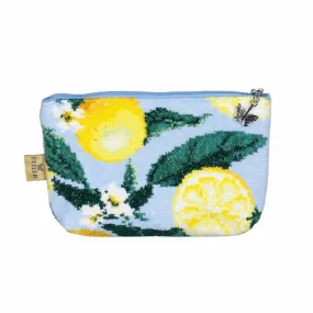 Feiler Lemons and Leaves Cosmetic Bag