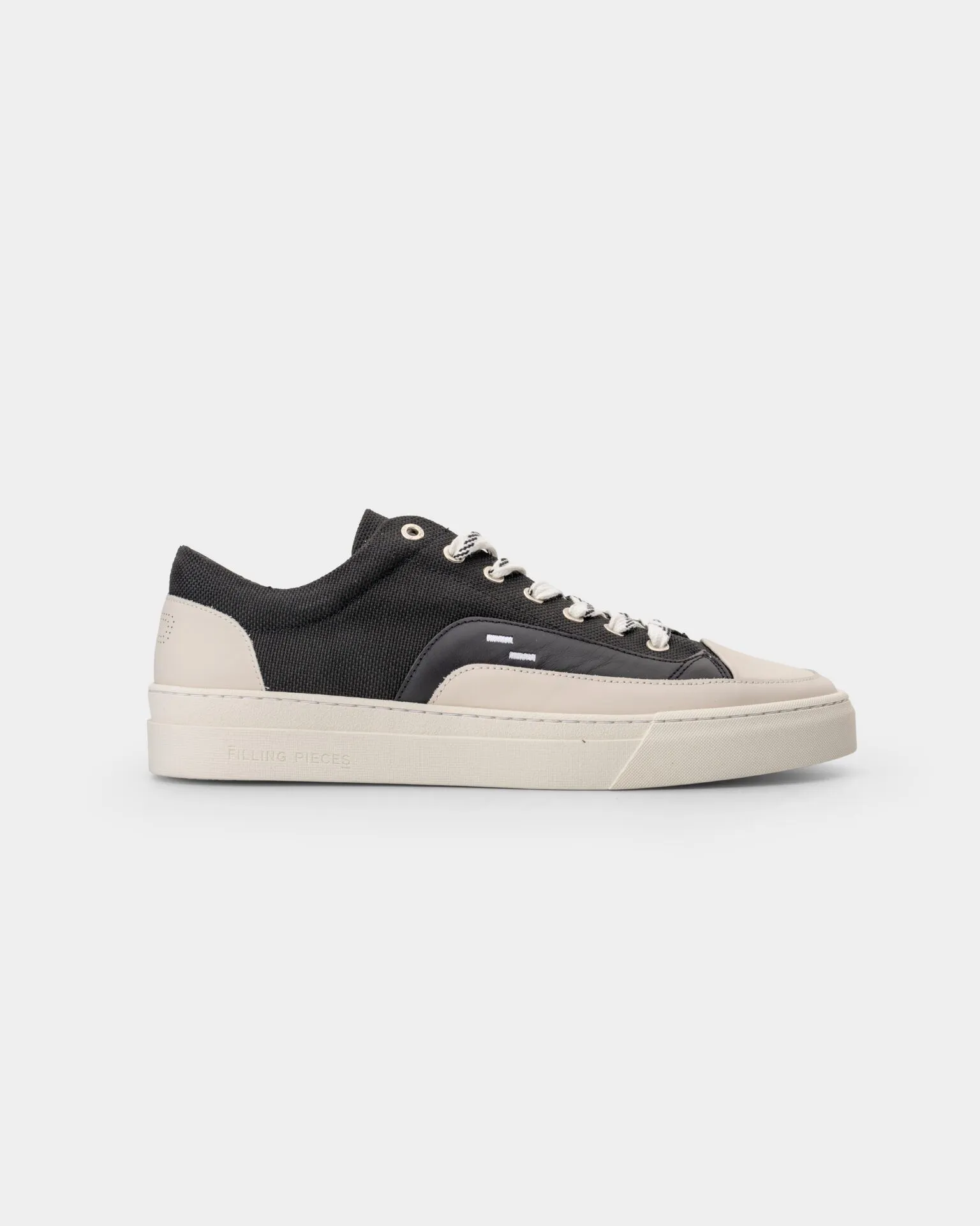 Filling Pieces Men’s Riviera Low Black Sneaker 902231018610