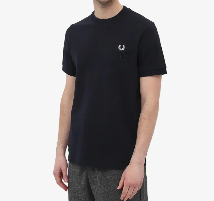 FRED PERRY  |Crew Neck Plain Cotton Short Sleeves Logo Crew Neck T-Shirts