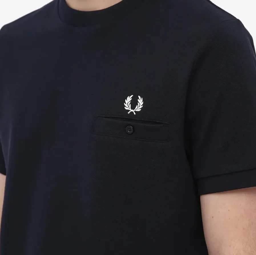 FRED PERRY  |Crew Neck Plain Cotton Short Sleeves Logo Crew Neck T-Shirts