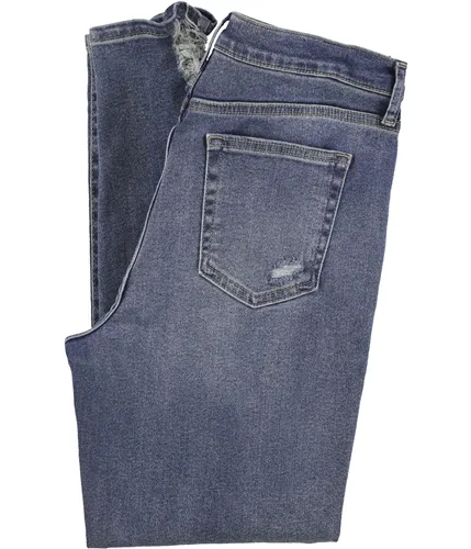 Free People Womens About A Girl Distressed Stretch Jeans