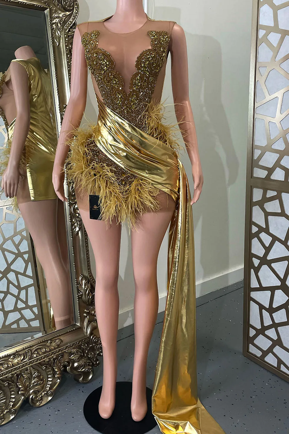 Gold Stardust Dress