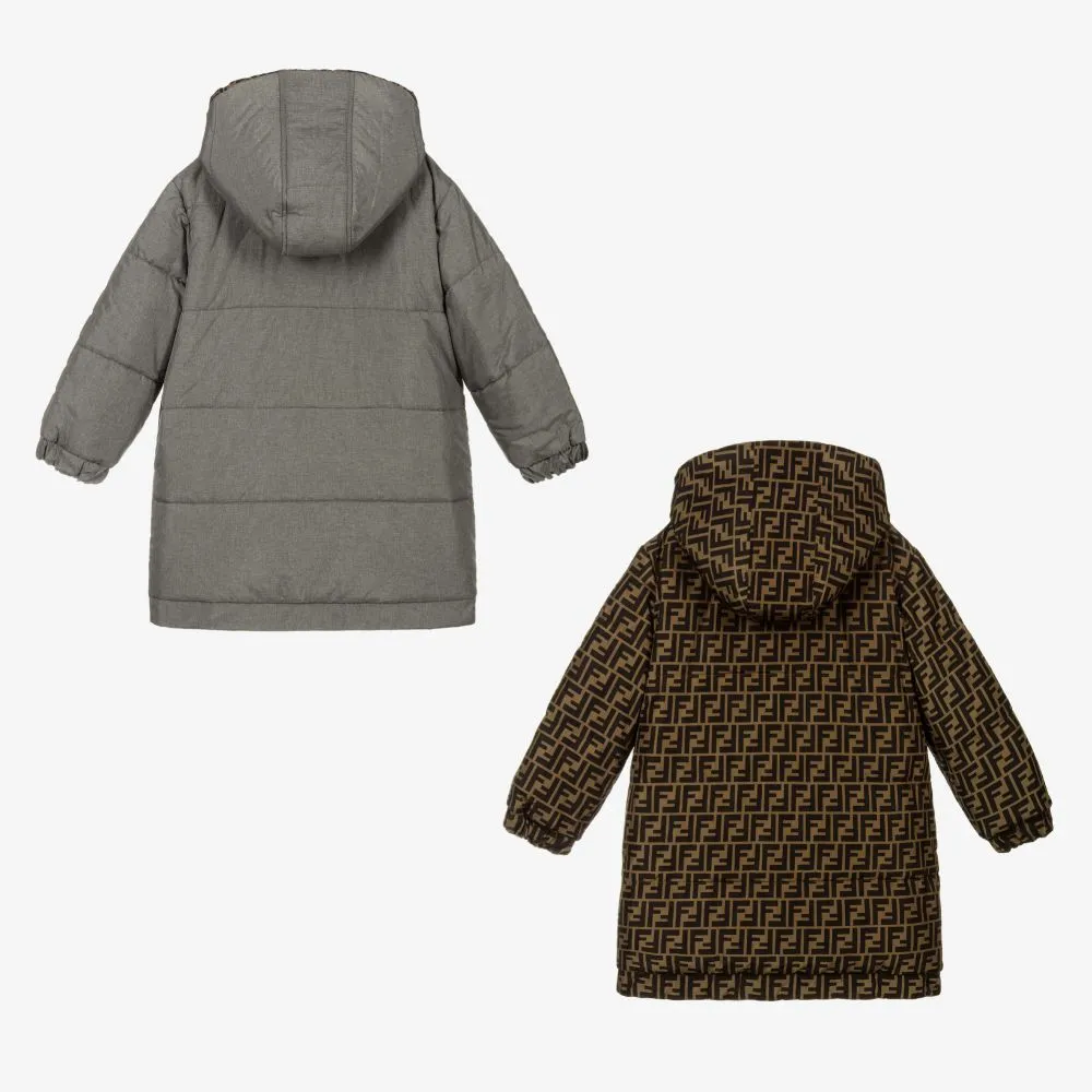 Grey & Brown FF Coat