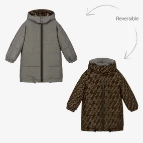 Grey & Brown FF Coat