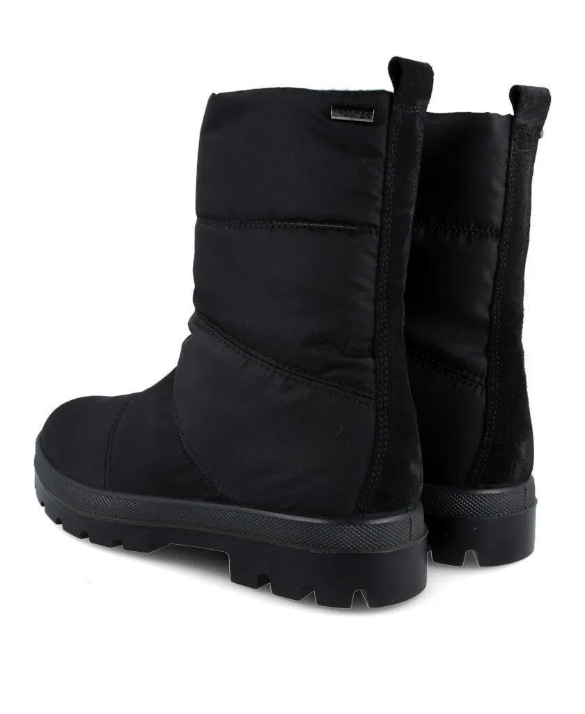 Imac 457818 Black padded ankle boots for women