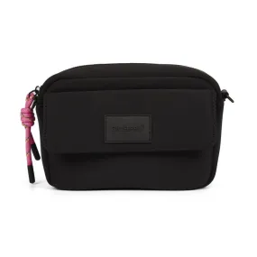 Ipira women's black neoprene crossbody bag