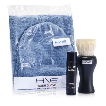 Jane Iredale H\E Minerals Kit: Lip Balm SPF 15 + Facial Brush + Wash Glove + Bag 3pcs+1bag -35%