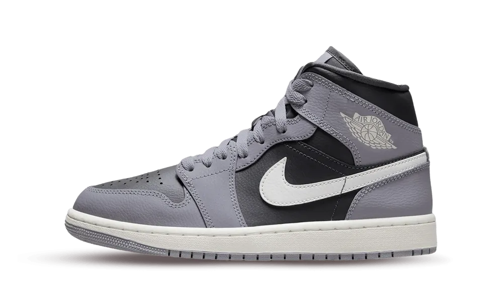 Jordan 1 Mid WMNS 'Cement Grey'