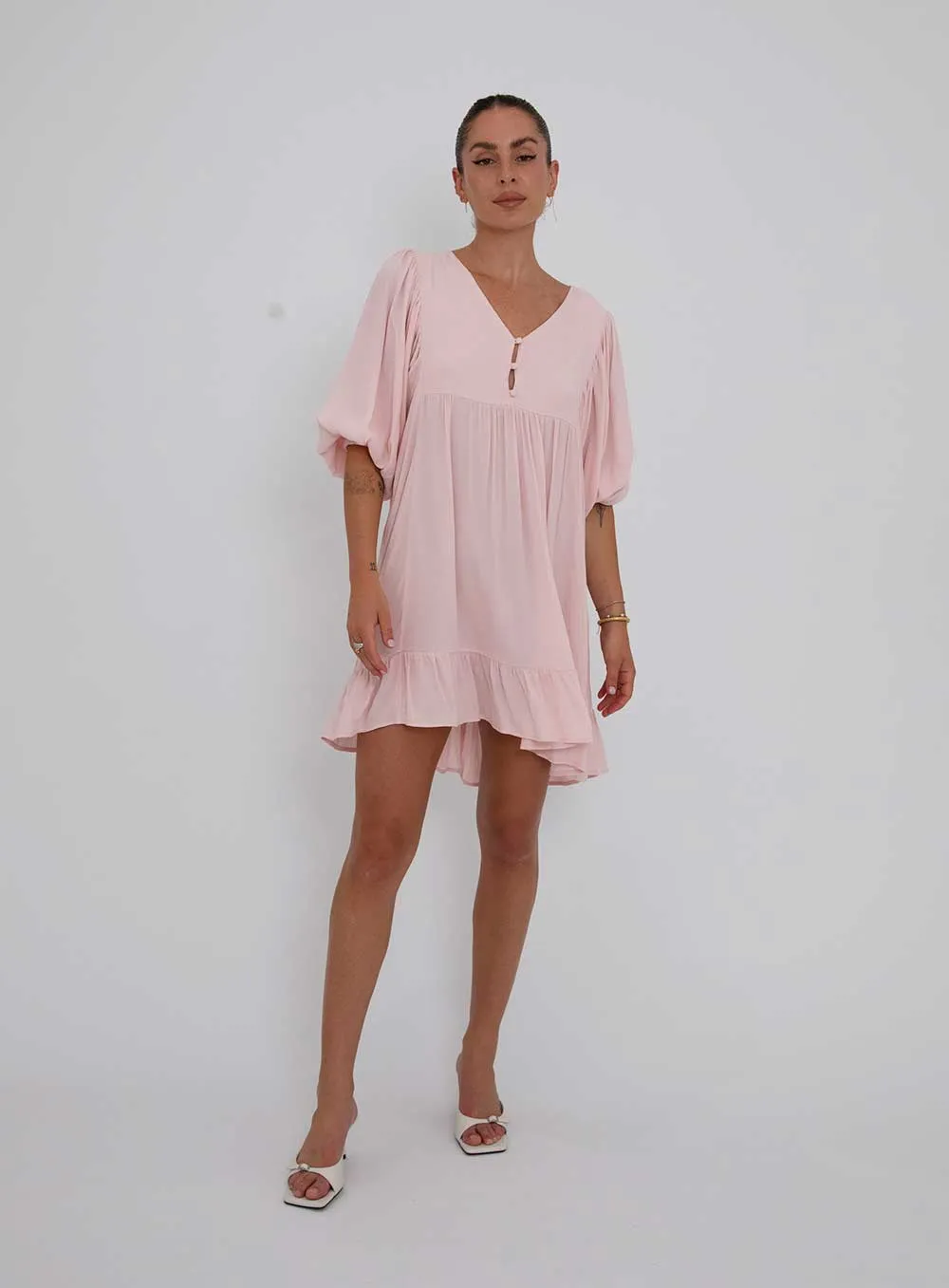 Josephine Dress-BLUSH