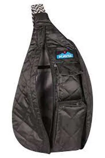 kavu Mini Rope Puff Bag – Black