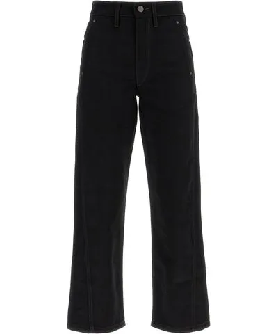 Lemaire cropped pants with twisted seams