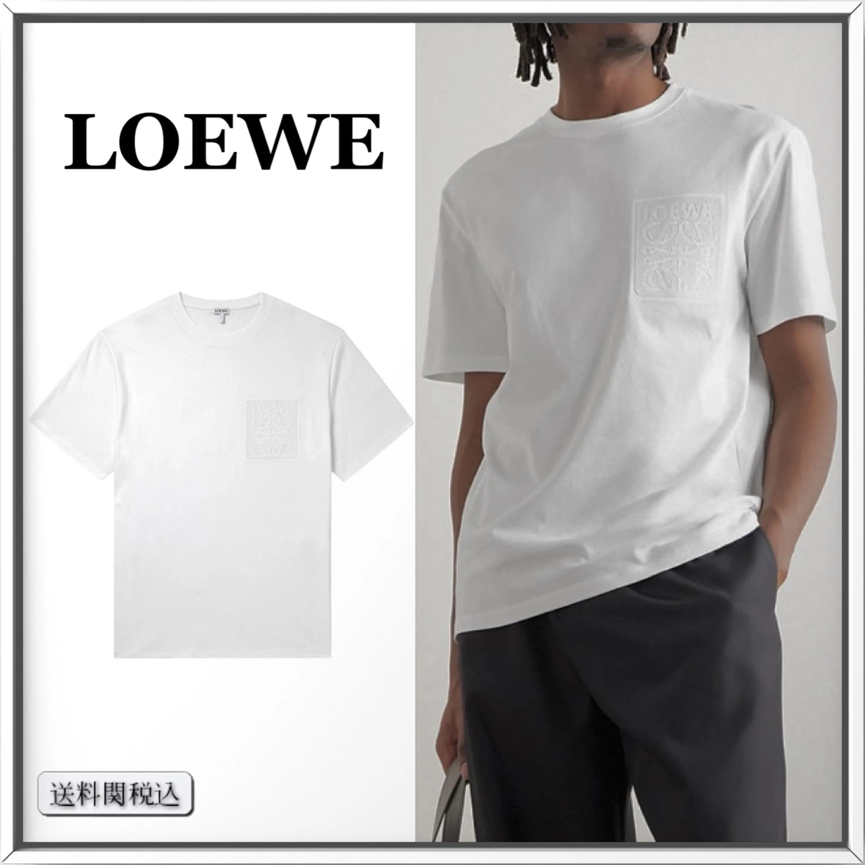 LOEWE  |Cotton Short Sleeves Logo Luxury FX Advantage / Exclusive