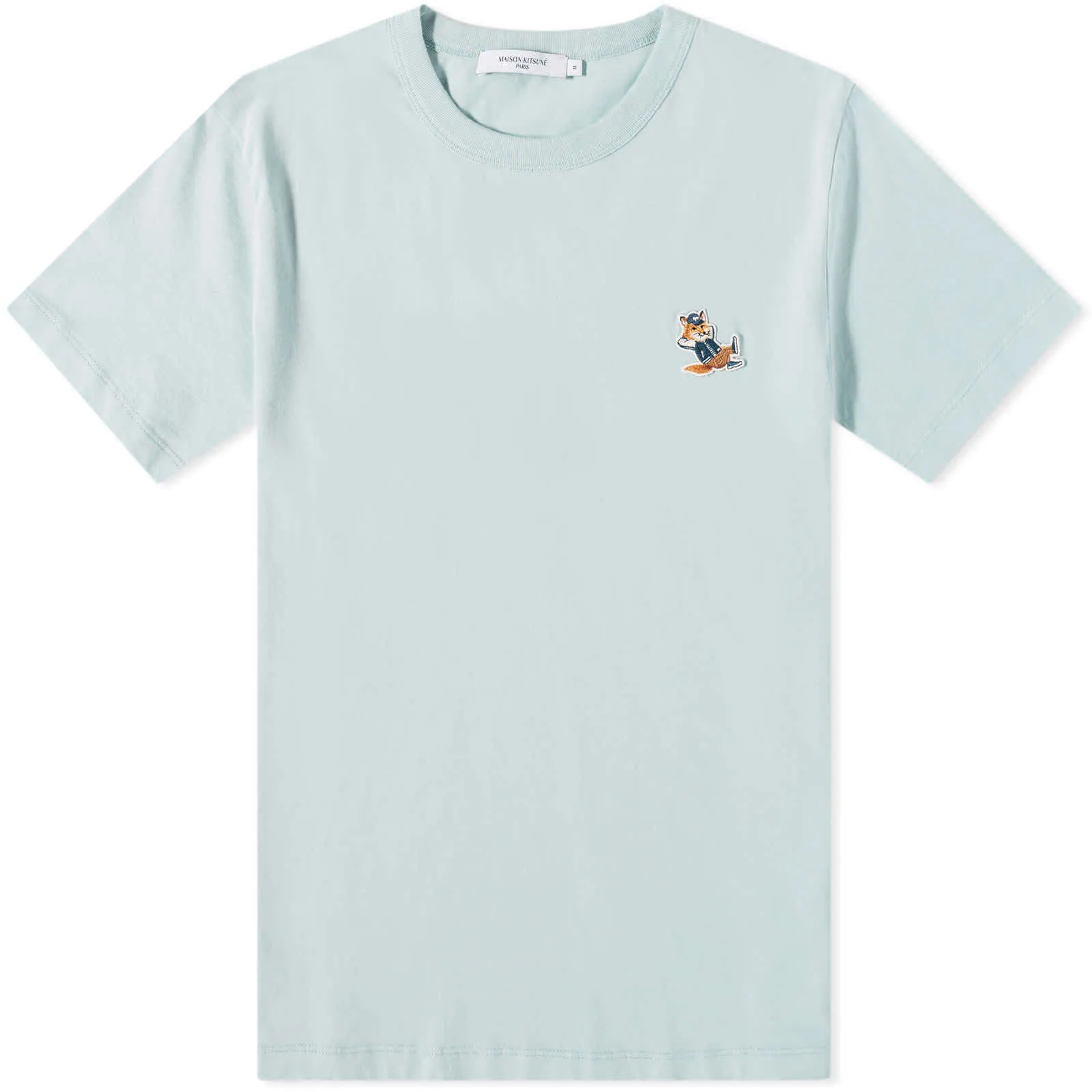 MAISON KITSUNE  |Short Sleeves Logo Designers T-Shirts