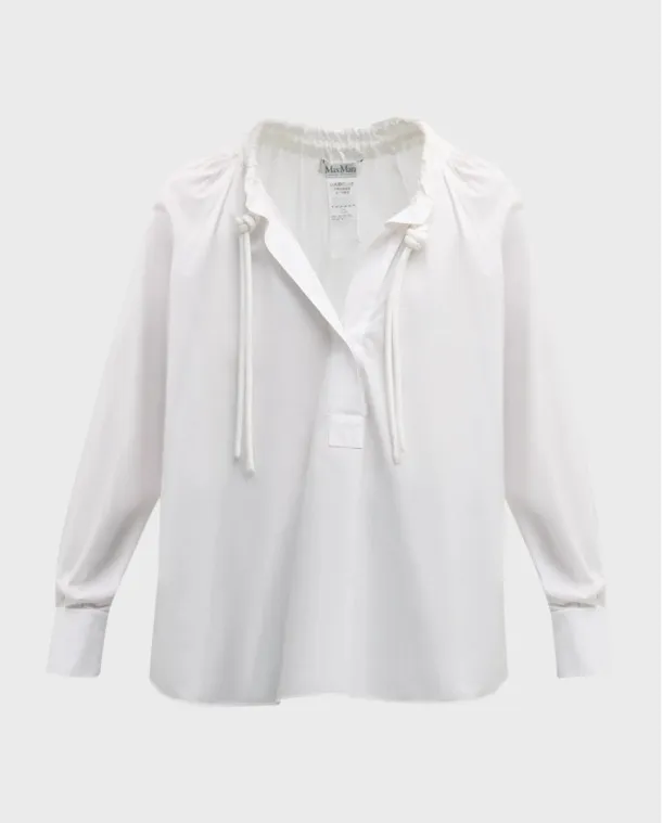 MaxMara  |Casual Style Blended Fabrics Street Style Shirts & Blouses