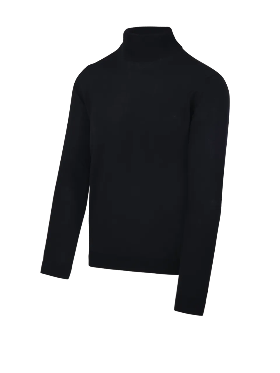 MEN ROBERTO COLLINA BLACK MERINOS WOOL SWEATER