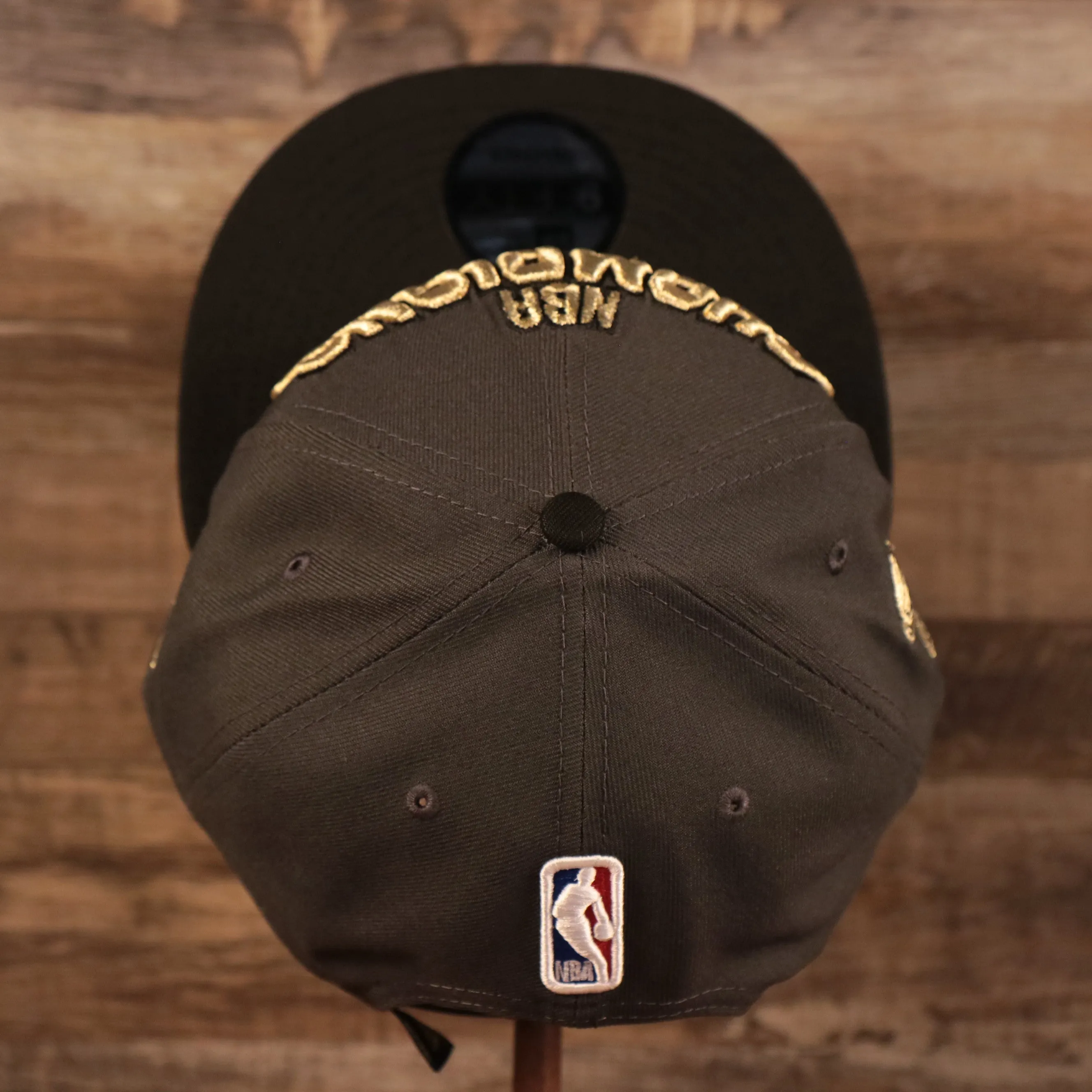 Milwaukee Bucks 2021 NBA Champions Trophy Locker Room 9Fifty Snapback Hat