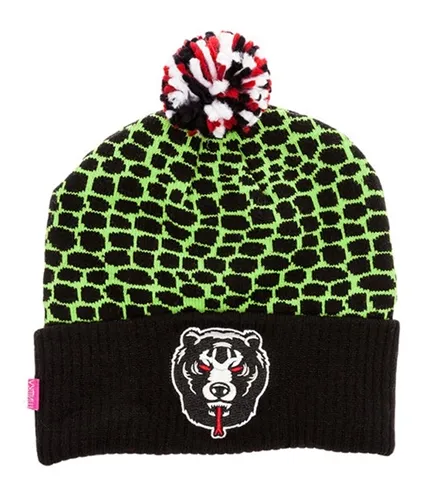 Mishka Mens The D.A. Snakebite Pom Beanie Hat, TW1