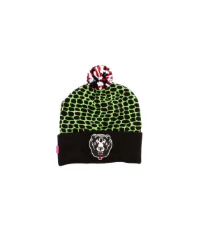 Mishka Mens The D.A. Snakebite Pom Beanie Hat, TW1