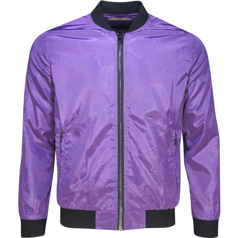 Monogram Wind Breaker Jacket --PS2125-MONO, Purple