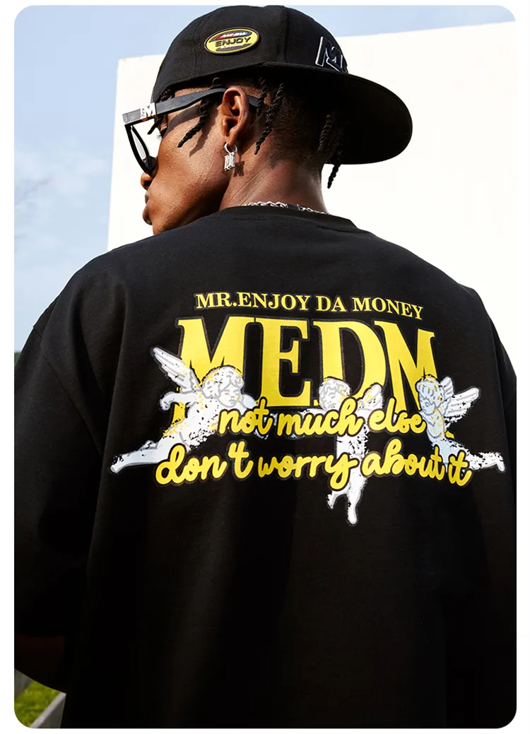 MR. ENJOY DA MONEY  |Crew Neck Unisex Cotton Short Sleeves Crew Neck T-Shirts