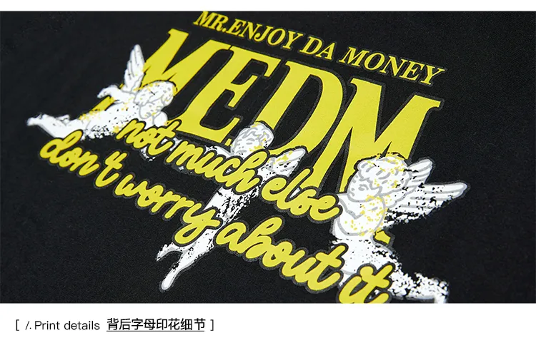 MR. ENJOY DA MONEY  |Crew Neck Unisex Cotton Short Sleeves Crew Neck T-Shirts