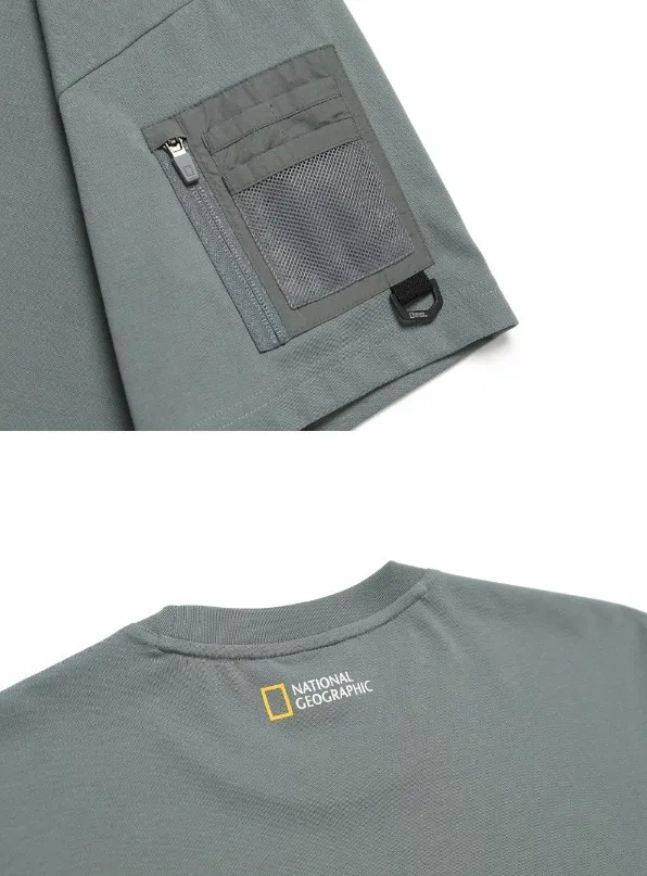 NATIONAL GEOGRAPHIC  |Unisex Street Style Logo T-Shirts