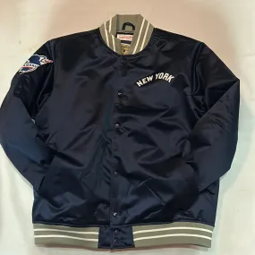 New York Yankees MLB Mitchell & Ness Cooperstown Collection Satin Heavyweight Mens Jacket