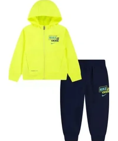 Nike Kids Toddler Full Zip Thermal Jacket and Sweatpants Set