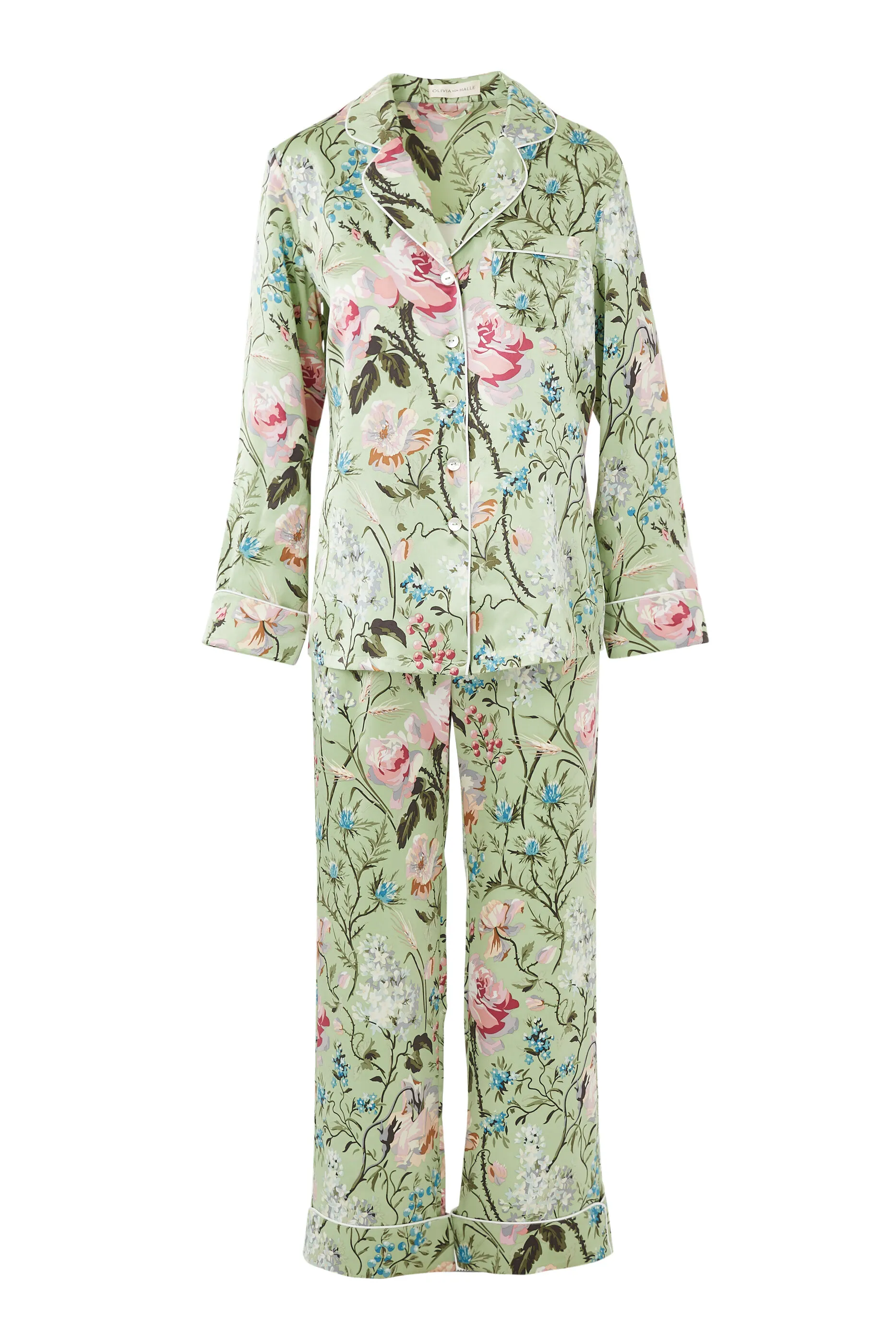 Olivia Von Halle Lila Effie Floral Pajamas