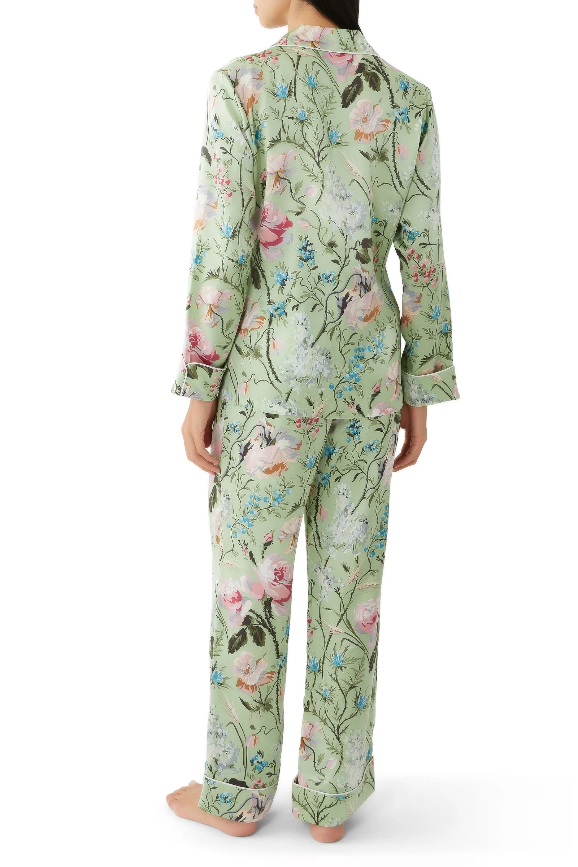 Olivia Von Halle Lila Effie Floral Pajamas