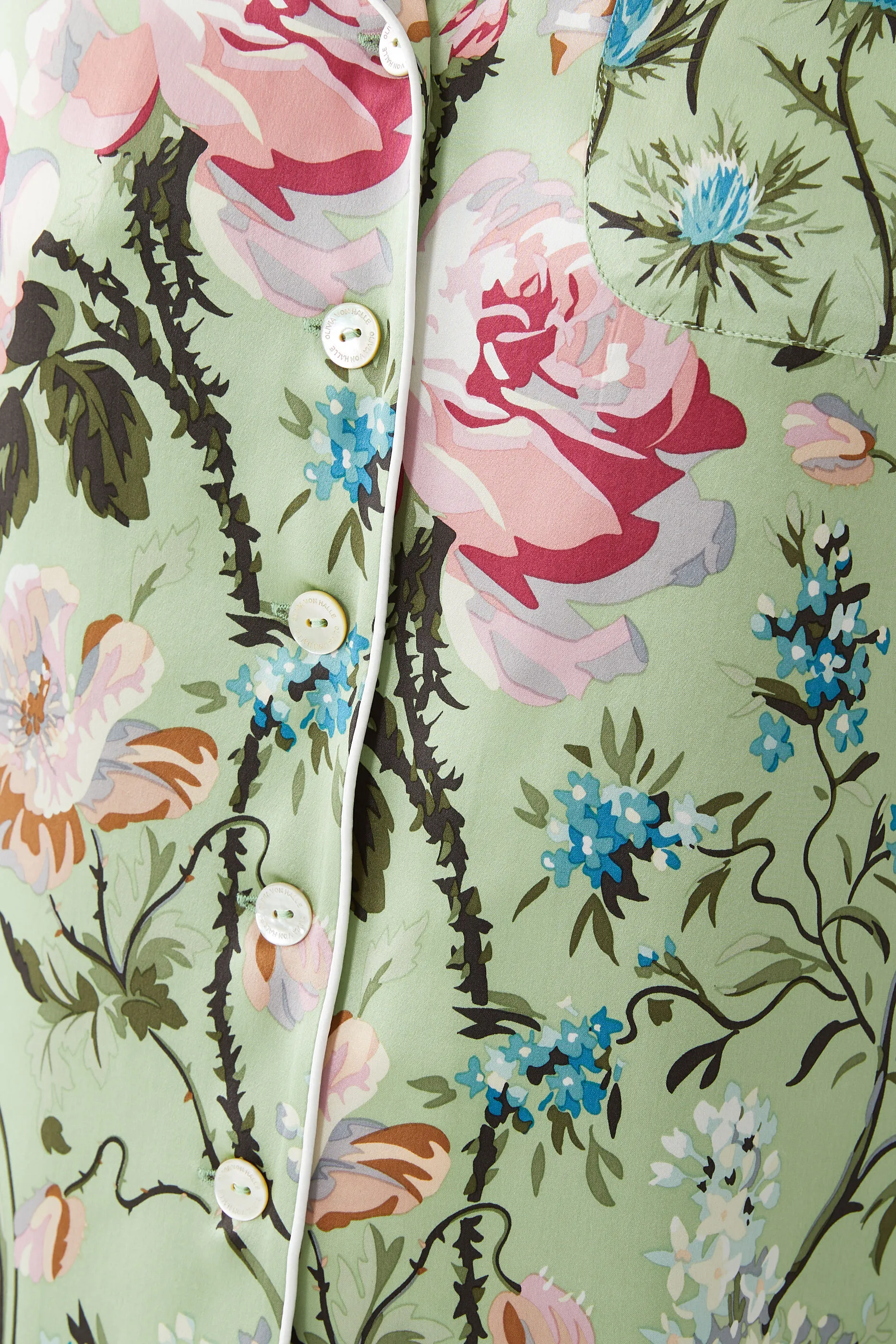 Olivia Von Halle Lila Effie Floral Pajamas