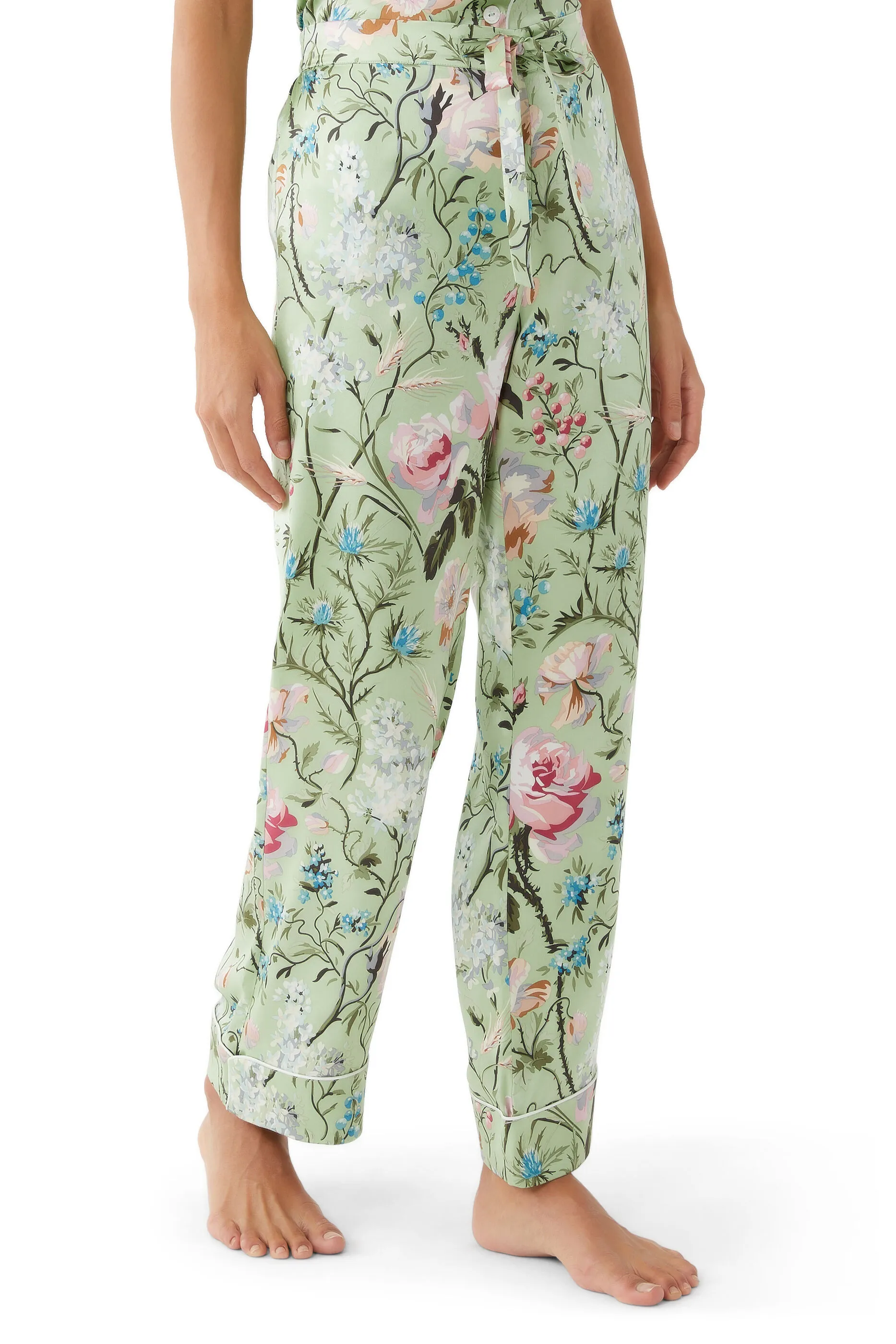 Olivia Von Halle Lila Effie Floral Pajamas