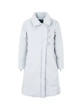 Overseas Station Season Big Chance 8 18 Women s Strap Button Duck Down Padded Coat Light Blue 270250