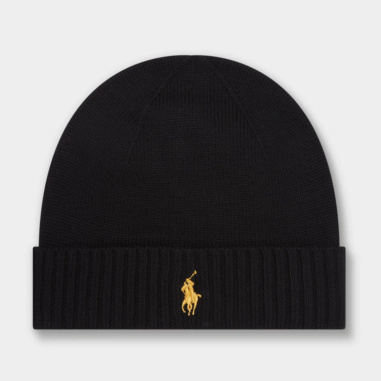 POLO RALPH LAUREN Signature Pony Beanie Hat - Black