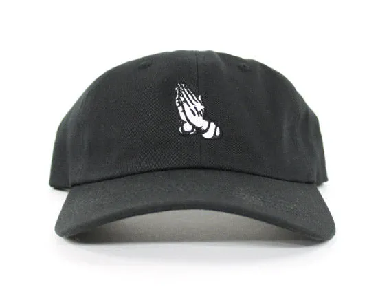 Praying Hands Dad Hat (Black)