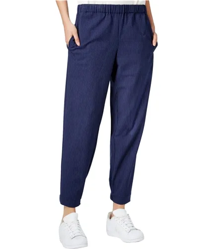 Rachel Roy Womens Pinstripe Casual Trouser Pants