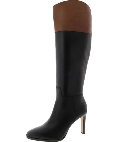 Ralph Lauren Page Womens Leather Dressy Knee-High Boots