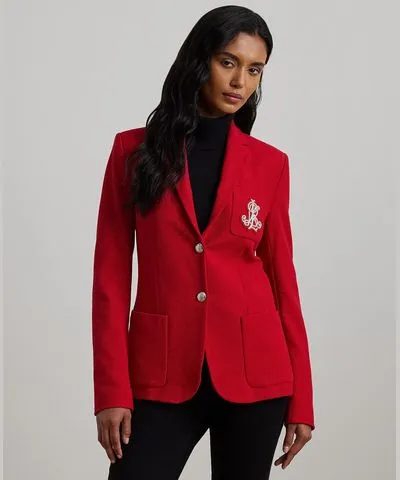 Ralph Lauren Petite Crest Blazer