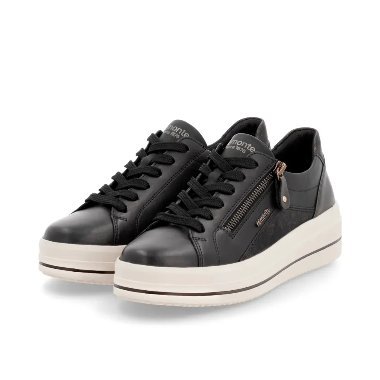 Remonte D1C01-03 Black Wedge Sneaker