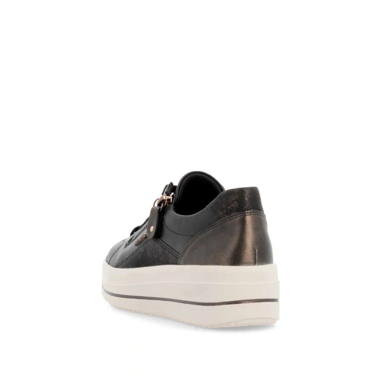 Remonte D1C01-03 Black Wedge Sneaker