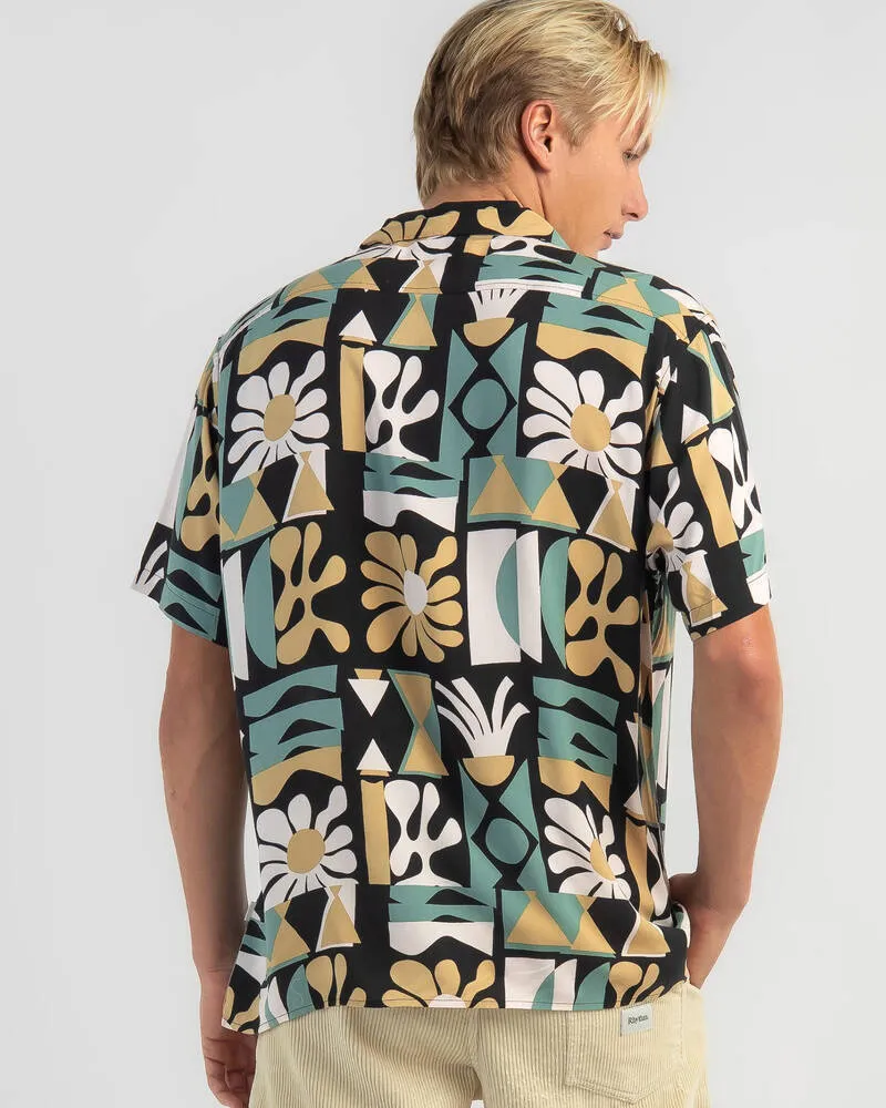 Rhythm  |Flower Patterns Street Style Short Sleeves Shirts