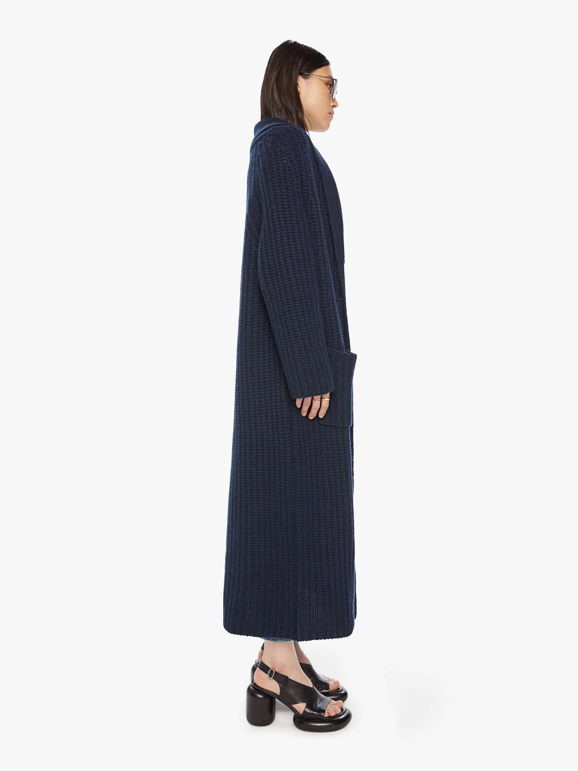 SABLYN Eden Duster With Pockets - Midnight Navy