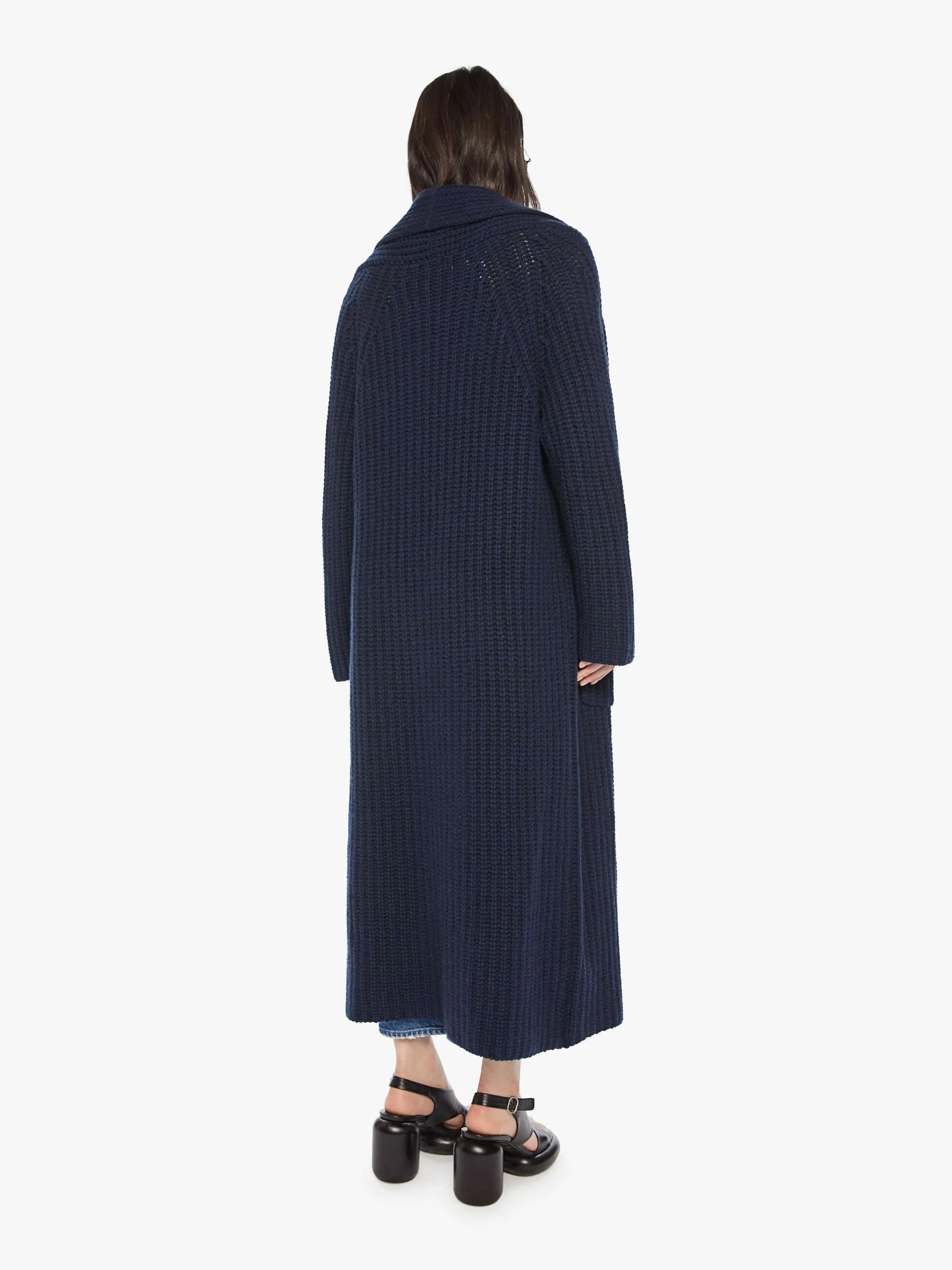 SABLYN Eden Duster With Pockets - Midnight Navy