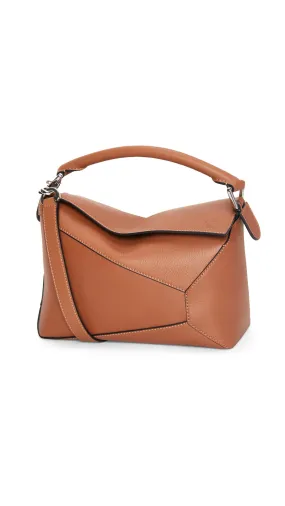 Small Puzzle Bag in Classic Calfskin - Tan