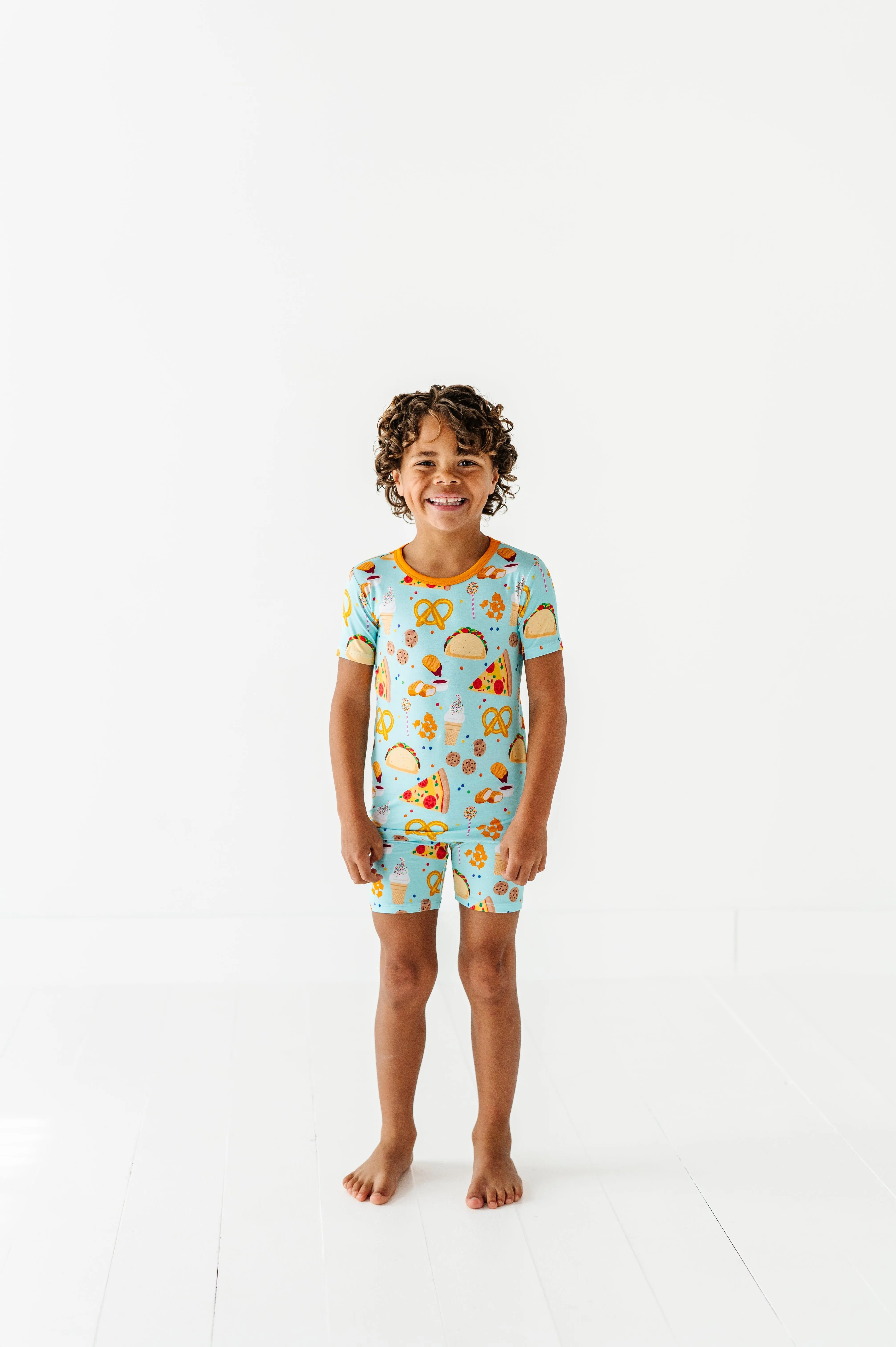 Snacks Kids Bamboo Pajamas (Shorts)